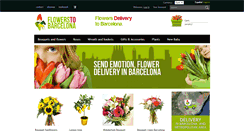 Desktop Screenshot of flowerstobarcelona.com